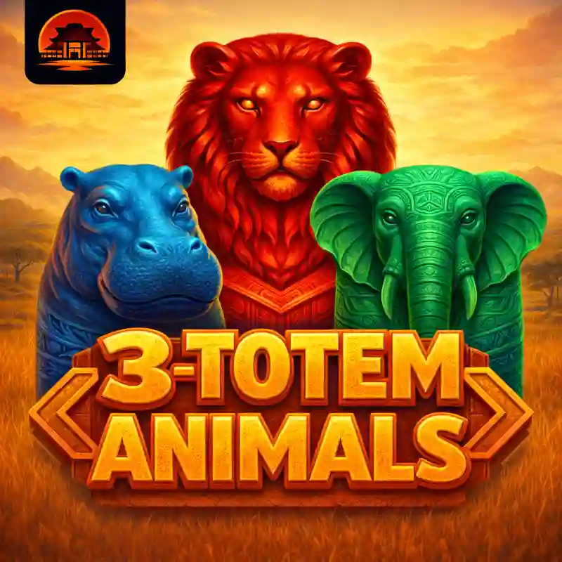 3 Totem Animals Casino Game Interface